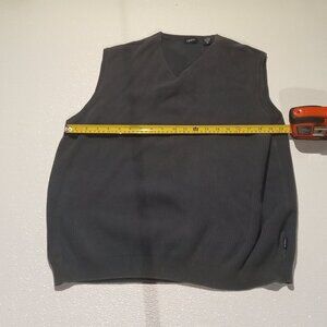 Men's Izod Sleeveless Vest, Blue, Size XL